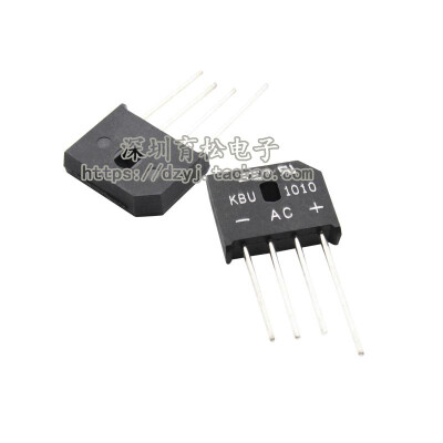 

10pcs/lot KBU1010 KBU-1010 zip 10A 1000V diode bridge rectifier new original free shipping