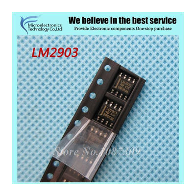 

10pcs free shipping LM2903 LM2903DR SOP-8 Analog Comparators 2-36V Dual -40 to 105 deg C new original