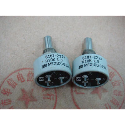 

22 -type conductive plastic potentiometer BI 6187-222A 1K 5K 10K