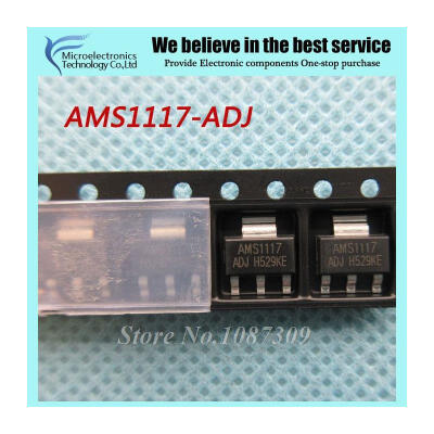 

100pcs free shipping AMS1117-ADJ AMS1117 1A SOT-223 Voltage Regulato new original