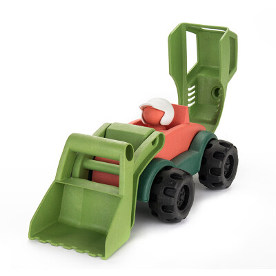 

Ho yuan sand beach digging toy bulldozer toy model baby children's simulation toy engineering truck wood chaff environmental protection