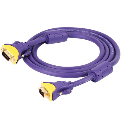 

Акихабара (CHOSEAL) QS5102T3 VGA (3 + 4), с магнитным покрытием вилкой, поддерживающей проектор с компьютером кабелем 3 м