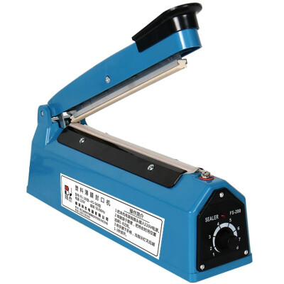 

Jingdong Supermarket] Baijie (Baijie) sealing machine high-grade hand pressure plastic film sealing machine plastic bag tea bag soil special bag packing machine FS-400 type blue