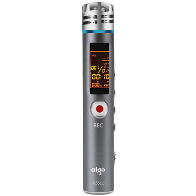 

Patriot (aigo) R5511 записывающее перо профессиональный микро-HD дистанционное шумоподавление подлинный MP3-плеер большая емкость 16G серый