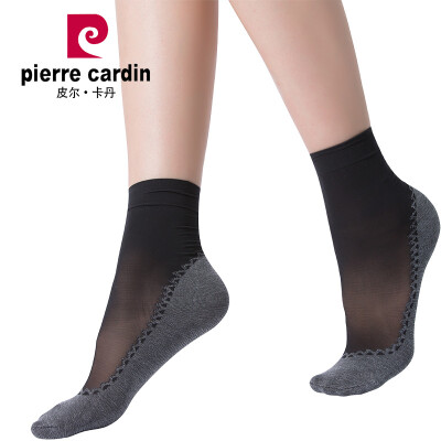 

Jingdong supermarket] Pierre Cardin short silk socks female 6 pairs of sweat non-slip SPA mask jacquard cotton socks deep skin color are all PC2225-72X6
