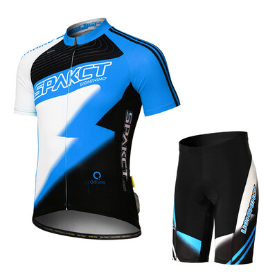 

Sparkling Sparkling Cyclists Men&39s Lightning Short Sleeve Set Spring Summer Riding Tops Ride Pants Bike Mountain Bike Outdoor Equipment Lightning Set - Blue L Code