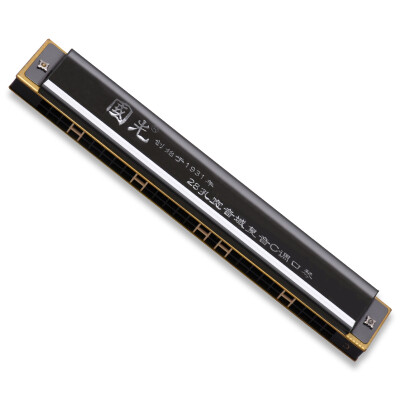 

Guoguang GG28A-1 28-hole wide-area polyphony C harmonica gold