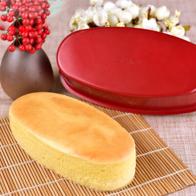 

Yang Chen Cheese Cake Mold Non-stick Baking Tools Oval Cake Mold Home Baking Mold Sponge Cake Mold China Red