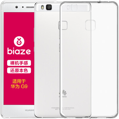 

BIAZE Huawei G9 телефон чехол / защитная крышка все включено прозрачной мягкой оболочки обновления серии JK65-прозрачный белый