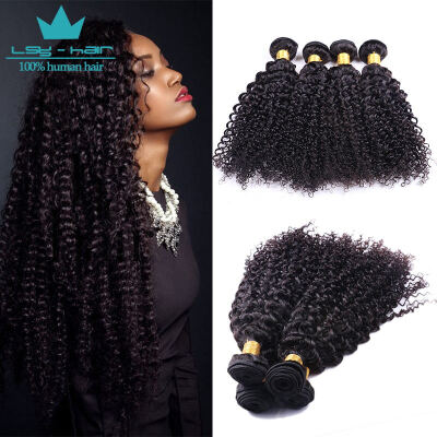 

Brazilian Kinky Curly 4 Bundles Of Virgin Hair 9A Unprocessed Virgin Hair Brazilian Virgin Hair Curly Bundles Human Hair Bundles