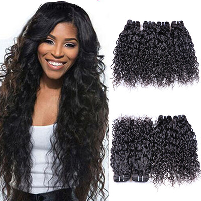 

Malaysian Natural Wave Human Hair Weave 3 Bundles Non Remy Hair Extensions Unprocessed human hair Natural Color