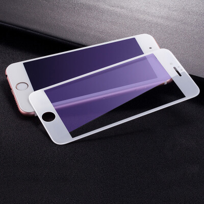 

Machine Hall 6s / 6 full-screen coated tempered glass film / HD anti-blue light explosion-proof anti-fingerprint mobile phone film for iPhone 6s / 6 4.7 inches - white