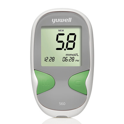 

yuwell Diabetes Blood Glucose Meter Diabetic Glucometer Needles Medical Equipment Blood Sugar Monitor Test Strips Acusure 560