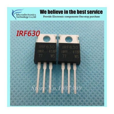 

10pcs free shipping IRF630 MOSFET N-Ch 200 Volt 10 Amp TO-220 new original