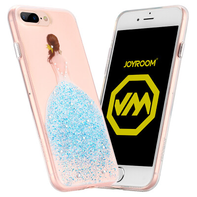 

Machine Hall 8/7 Plus iPhone 8/7 Plus Case iPhone8 / 7 Plus Чехол для шифона Rhinestone Full Drop Anti-Wrestle TPU Мягкая оболочка 5.5 дюймов Orly Series Blue