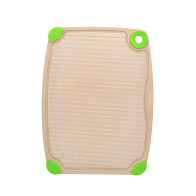 

HUSKS WARE Rice hull Natural plant fiber Cutting board Double-sided eco-friendly cutting board Cutting board Mold-resistant Seismic kitchen cutting board 2-5 people Family pack CB-15N-2