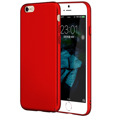 

Freeson Apple, 6 / 6S мобильного телефона оболочка iPhone6 ​​/ 6S защитного чехол / коже чувствовать себя матовую телефонные аппараты всеохватных ПК твердой оболочки красной