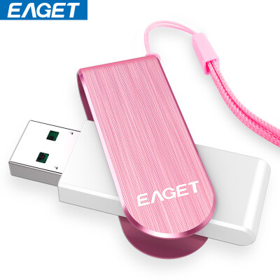 

Yi Jie (EAGET) F50 USB3.0 высокоскоростная пара металла U диск 32G 360 градусов роторный розовый