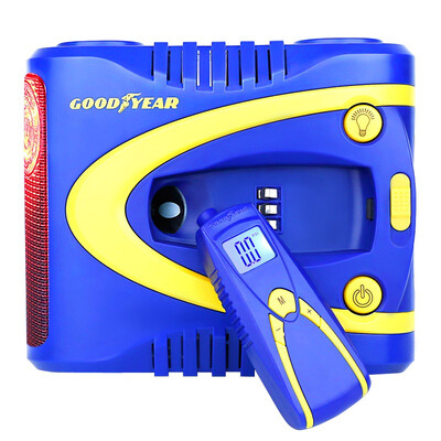 

Goodyear (Goodyear) Число GY-2509 Инфлятор значительно предварительно давление в шинах транспортного средства с манометром съемной шины