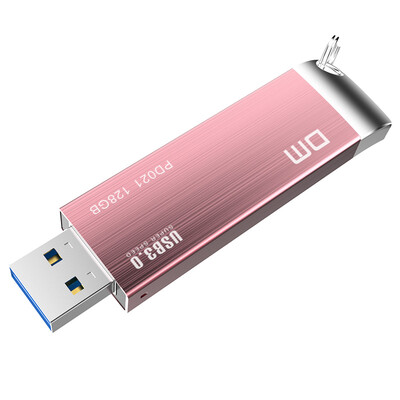 

DM PD021 (резкий сектор) металлический пылезащитный шок быстро USB3.0U диск 128G (коричневый)
