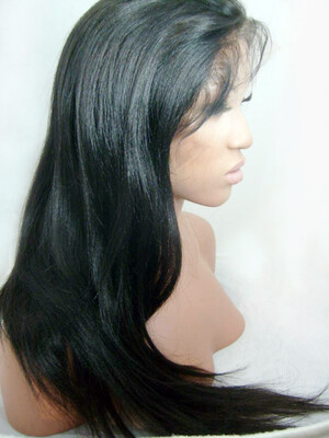 

Glueless Full Lace Human Hair Wigs Unprocessed Brazilian Straight For Black Women