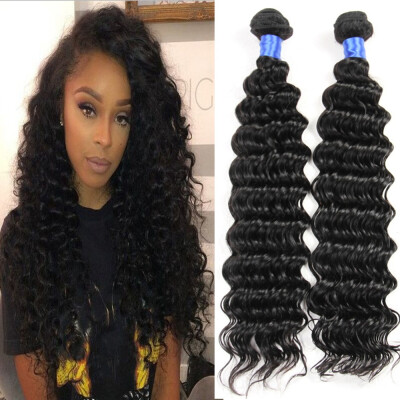 

Malaysian deep wave Curly Hair weave Malaysian virgin hair deep wave 2Bundles malaysian deep curls human hair extensions