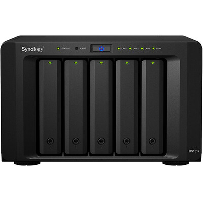 

Synology DS1517 5-bay NAS Network Storage Server (no internal hard drive)