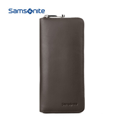 

Samsonite MERLE casual business comfort cow leather horizontal wallet 46Q09001 black