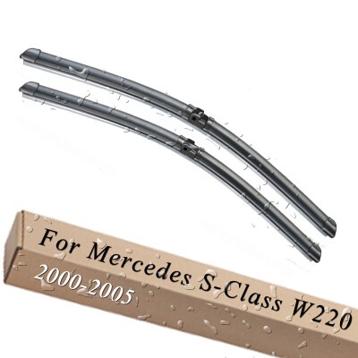 

Wiper Blades for Mercedes Benz -Class W220 Saloon 27"&27" Fit Side Pin Arms 2000 2001 2002 2003 2004 2005