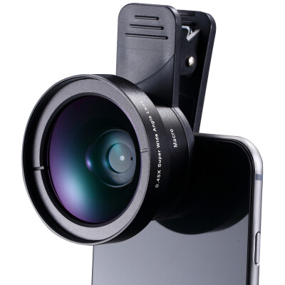 

Chuang cherllo 037H mobile phone lens wide-angle macro two-in-one set of black Apple iphone Huawei millet general high-definition self-portrait camera SLR external camera