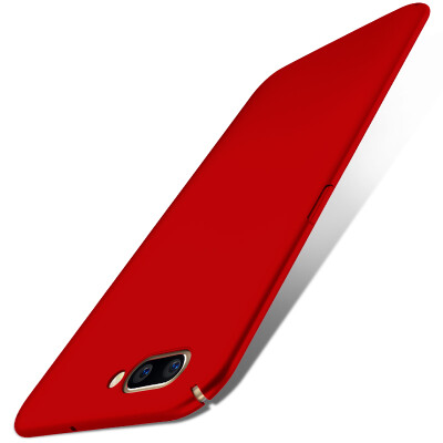 

KOOLIFE OPPOR11 mobile phone case matte anti-fall all-inclusive protective case hard shell / shell anti-crash shell for oppo r11 simple series - red