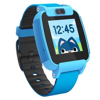 

Sogou candy cat children&39s phone watch video version T3 color screen camera children&39s smart watch waterproof GPS positioning student watch mobile phone blue