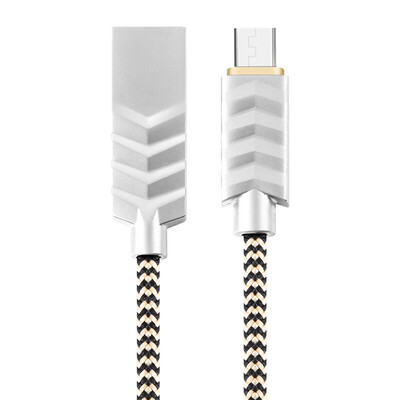 

Machine music Church Andrews data cable charge line Micro USB fast charge line for Samsung millet Meizu Huawei OPPO&other zinc alloy weaving S-M327 gold