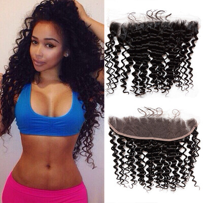 

Brazilian Deep Wave Frontal Closure 13×4 Deep Wave Frontal Lace Closure Brazilian Deep Wave Frontal With Baby Hair
