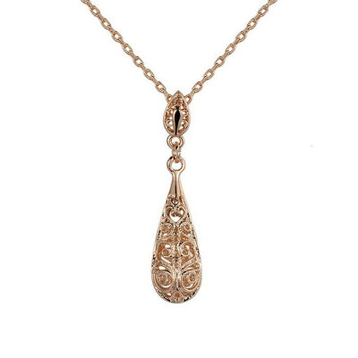 

Yoursfs@ Arrival Women Waterdrop Pendant Necklaces Inlaid Teardrop Shape Chain Necklaces Zirconia Women Charming Jewelry