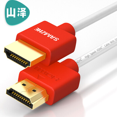 

Shanze (SAMZHE) SM-750 ультра-тонкий позолоченный изысканный вариант 2.0 HDMI цифровой высокой четкости линии 5 метров поддерживают ультра-четкие 2k * 4k резолюции 3D-функции
