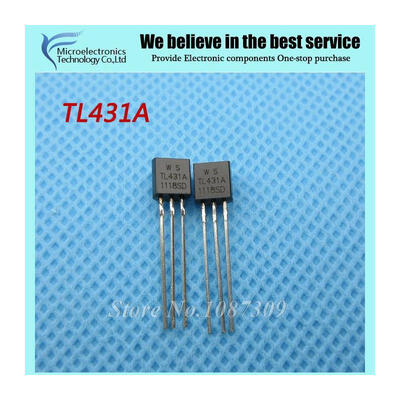 

50pcs free shipping TL431A TL431 Voltage References 2.5-36V Prog Adjust TO-92 new original