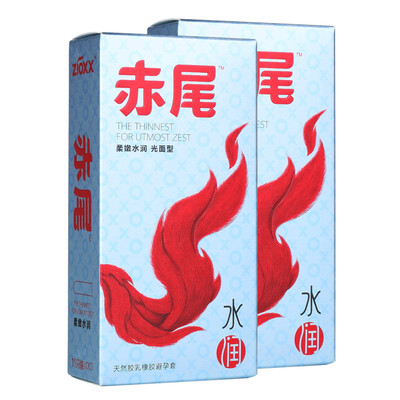 

赤尾避孕套超薄安全套男女用透明质酸保险套计生用品柔嫩水润特惠装组合装22片