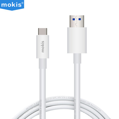 

Moqi Si (Mokis) Тип С-данные заряда телефона белой линии 1,8 м для Mac Macbook / музыка как 2 / 1S / Huawei Р9