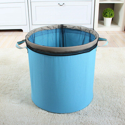 

FOOJO hamper laundry basket storage basket folding Oxford cloth large 4040cm blue