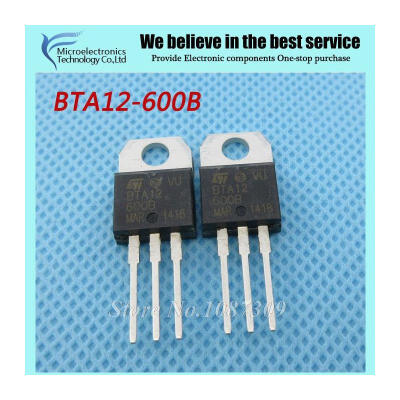 

10pcs free shipping BTA12-600B BTA12 BTA12-600 Triacs 12 Amp 600 Volt TO-220 new original