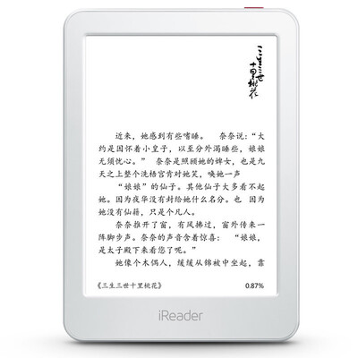 

Palm reading iReader Light youth version of the white new thin paper books e-book reader 6-inch ink screen 8G memory