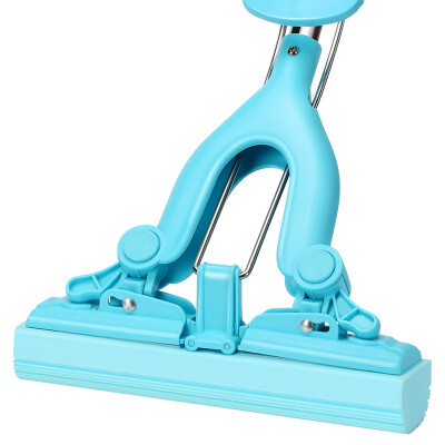 

Artistic posture folding water squeeze cotton mop hands-free sponge mop mop cloth god drag two drag head YZ-JM02