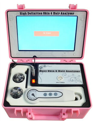 

New Arrival 10 incn skin test box with 2 camera lens freeze-frame skin detector