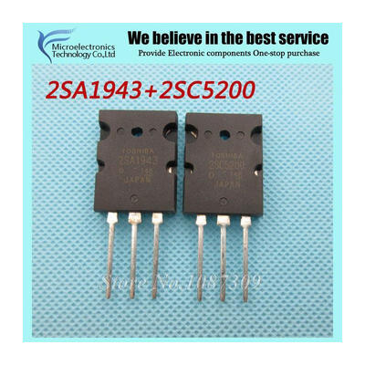 

10PCS free shipping A1943 C5200 2SA1943 2SC5200 audio pair tube TO-3PL 5PCS* A1943+5PCS* C5200 new original