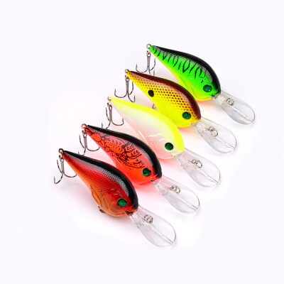 

1PC Crank Fishing Lure 10.11g-0.36oz / 9.5cm-3.74 «Пластмассовая жесткая бас-байдарка» Морская рыбалка Воблер