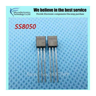 

100pcs free shipping SS8050 Bipolar Transistors - BJT NPN/25V/1.5A/160-300 TO-92 new original