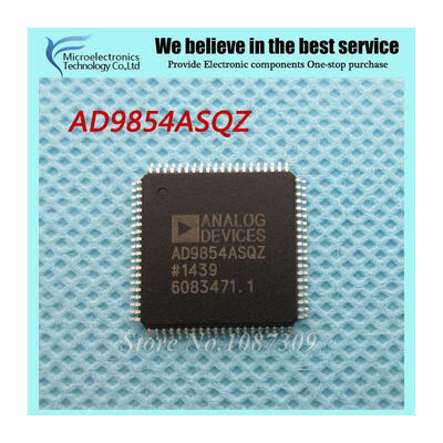 

2PCS free shipping AD9854ASQZ AD9854 QFP-80 Data Acquisition ADCs/DACs - Specialized 300 MHZ QUADRATURE DDS SYNTHESIZER PB