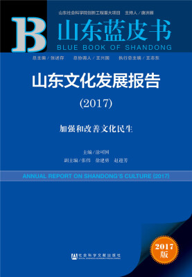 

皮书系列·山东蓝皮书：山东文化发展报告（2017）