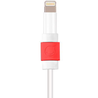 

Green Alliance Apple original data cable protective cover charging line tail anti-fold fracture protection for iphone5 / 5s / 5c / se / 6 / 6s / 6s plus / 7 / 7plus 40955 red